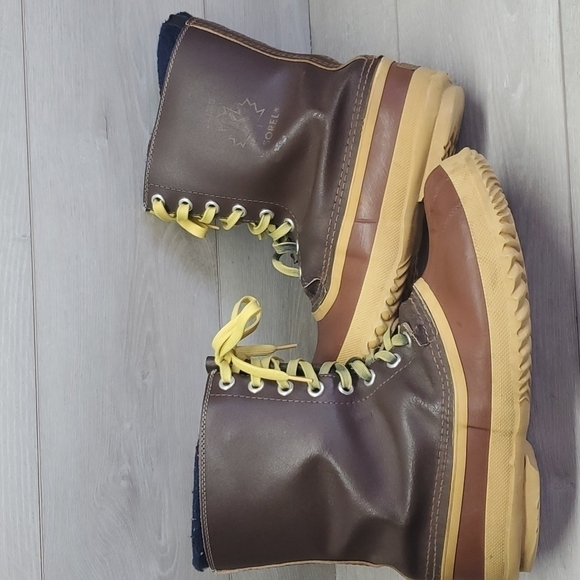 Sorel Mens Outdoor Hiking Duck Comfort Shoes boots Insulated lined sz 11 - Picture 6 of 13